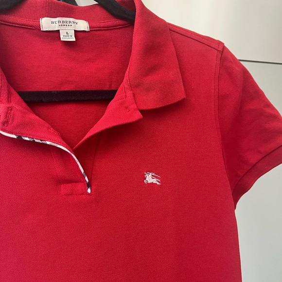 Burberry London Red Polo - Picture 3 of 7